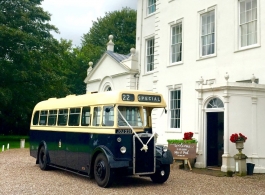 Vintage bus for weddings in Birmingham